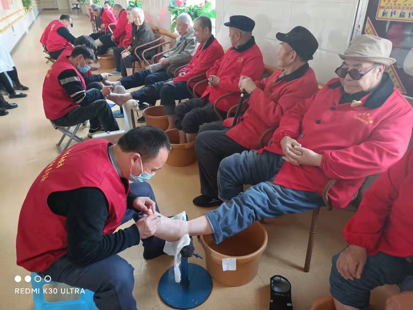 “关爱老人  从脚做起”项目再次启动